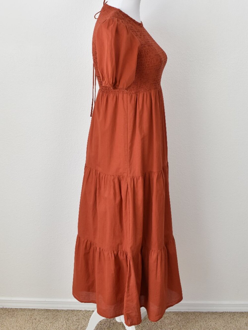 Petal & Pup Naura Shirred Tiered Midi Dress - 2 - Picture 8 of 10